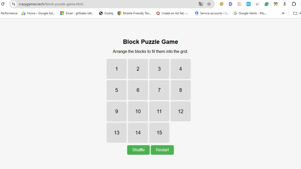 Block Puzzle Game Online Free Play